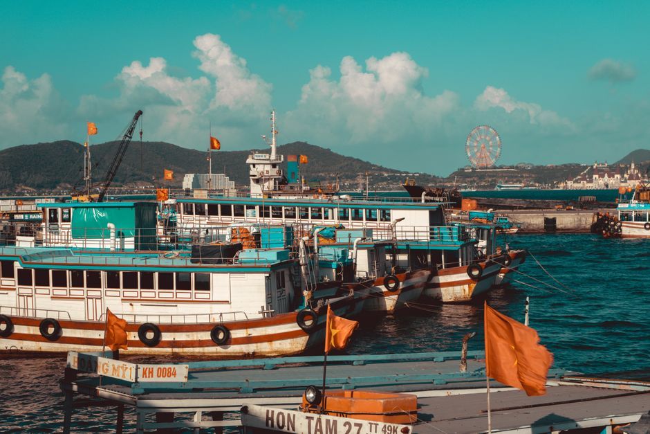 Thailand sea ferry port coast