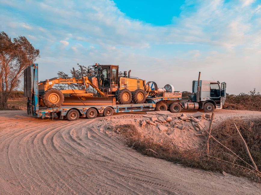 West Bank landscape construction trailers Israel