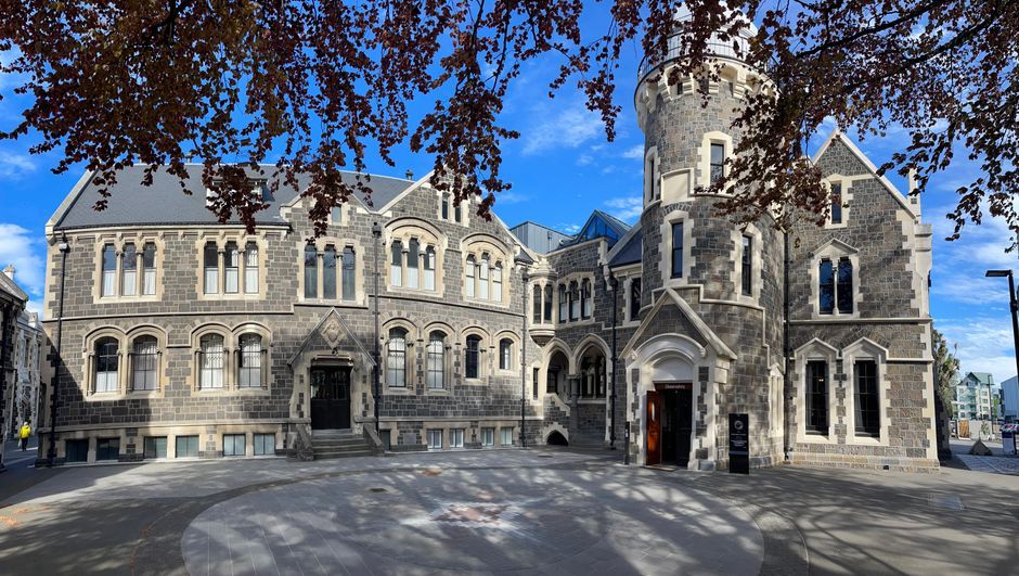 New Zealand university campus building exterior