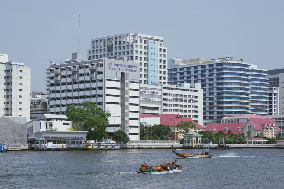 Thailand hospital building exterior