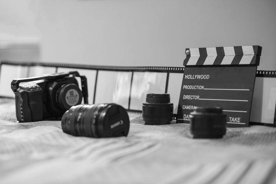 vintage 35mm film clapperboard Thailand