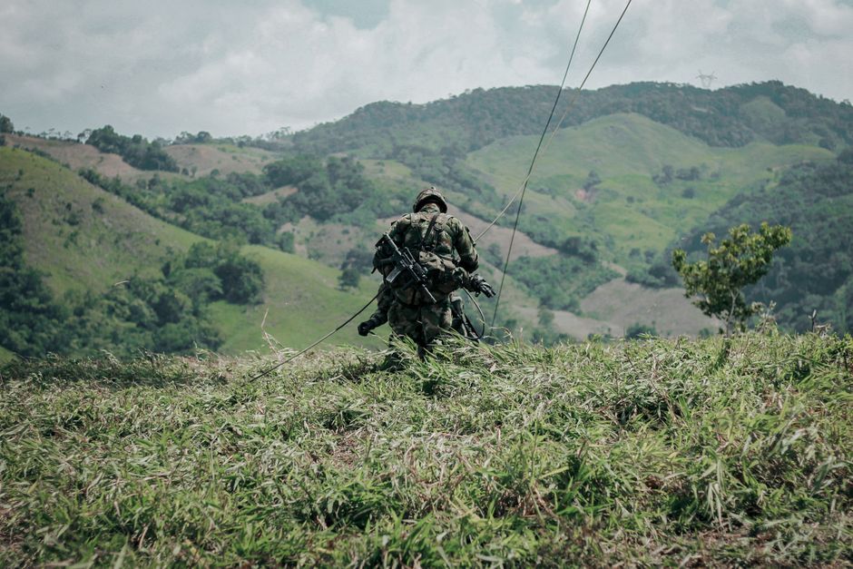 Thailand army border patrol landscape