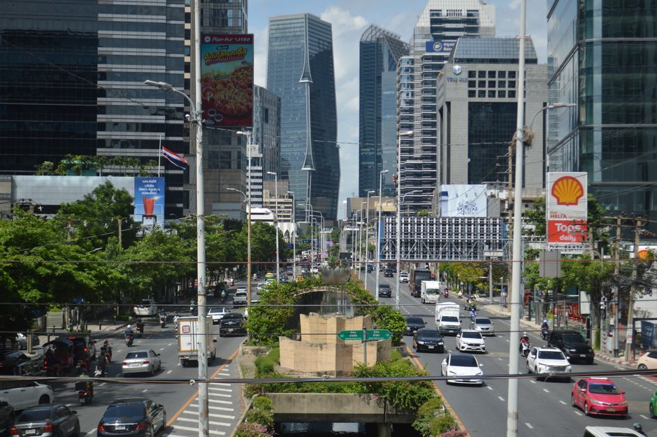 Thailand Bangkok street view urban