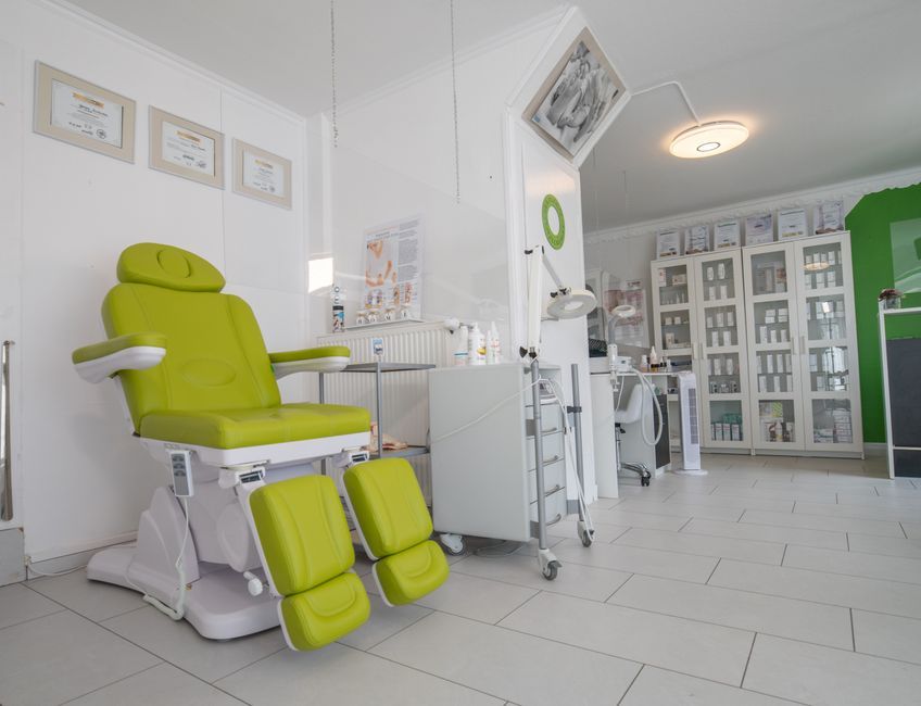 British medical professional office interior