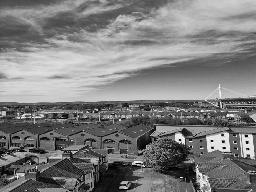 Wales industrial landscape landscape exterior