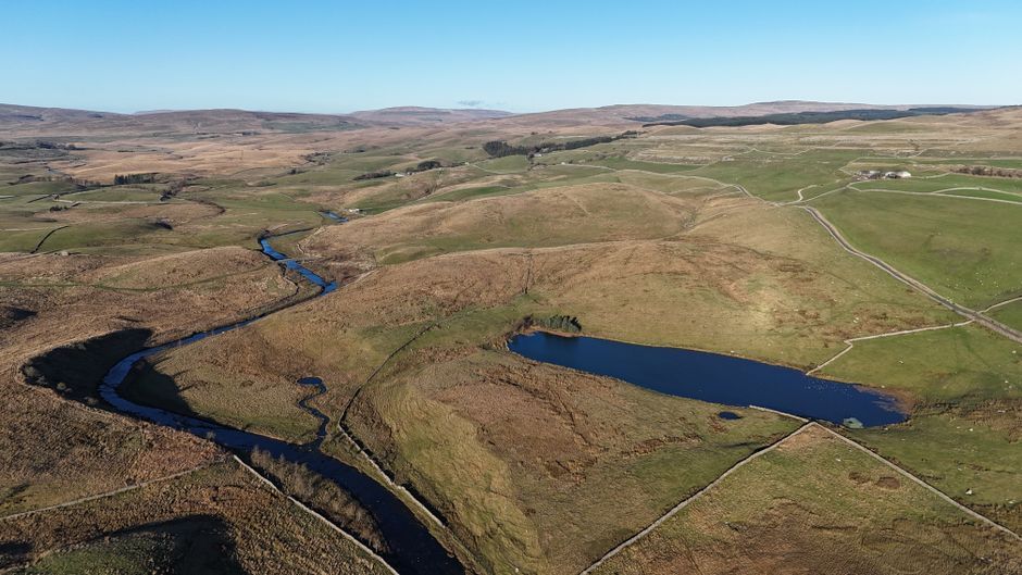 British upland peatland landscape