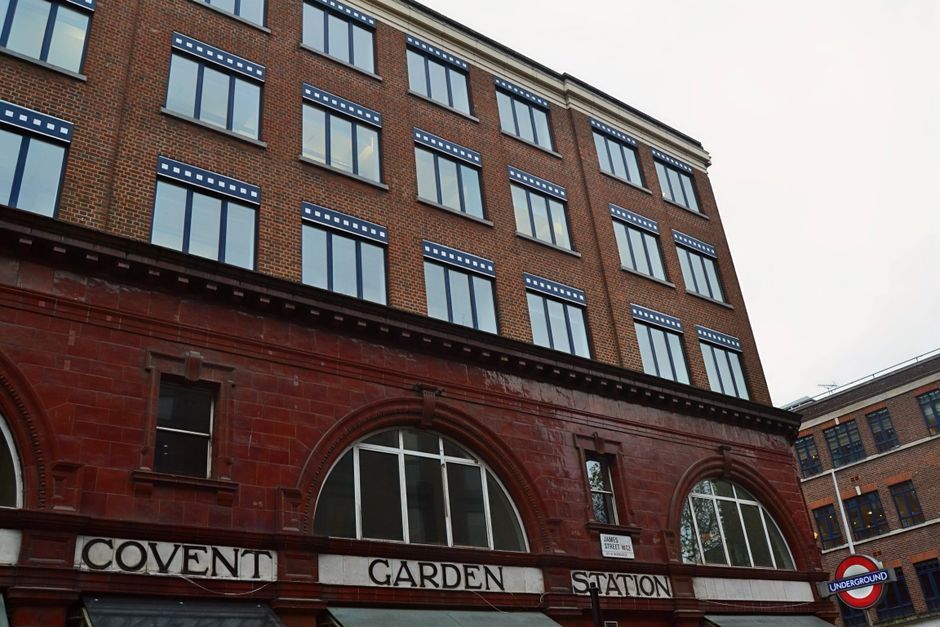 UK police station exterior building