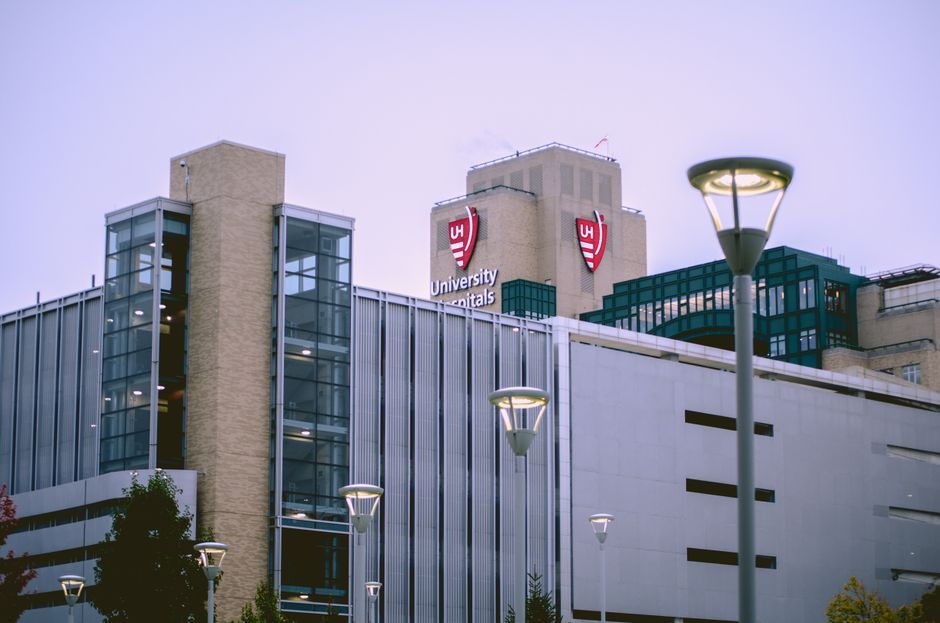 Oslo University Hospital medical building exterior Norway