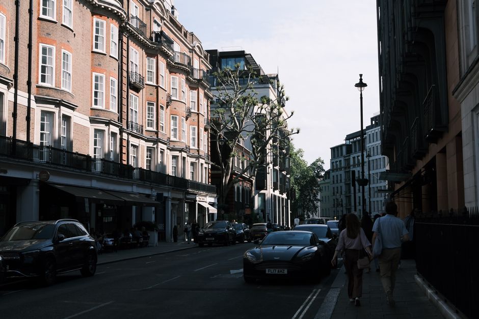 London urban street scene