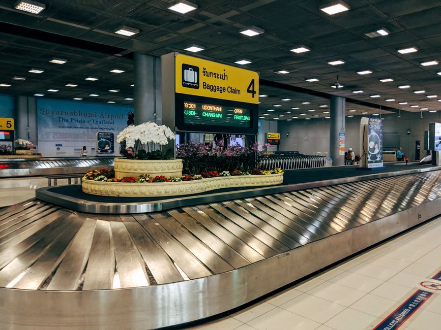 Thailand airport terminal exterior