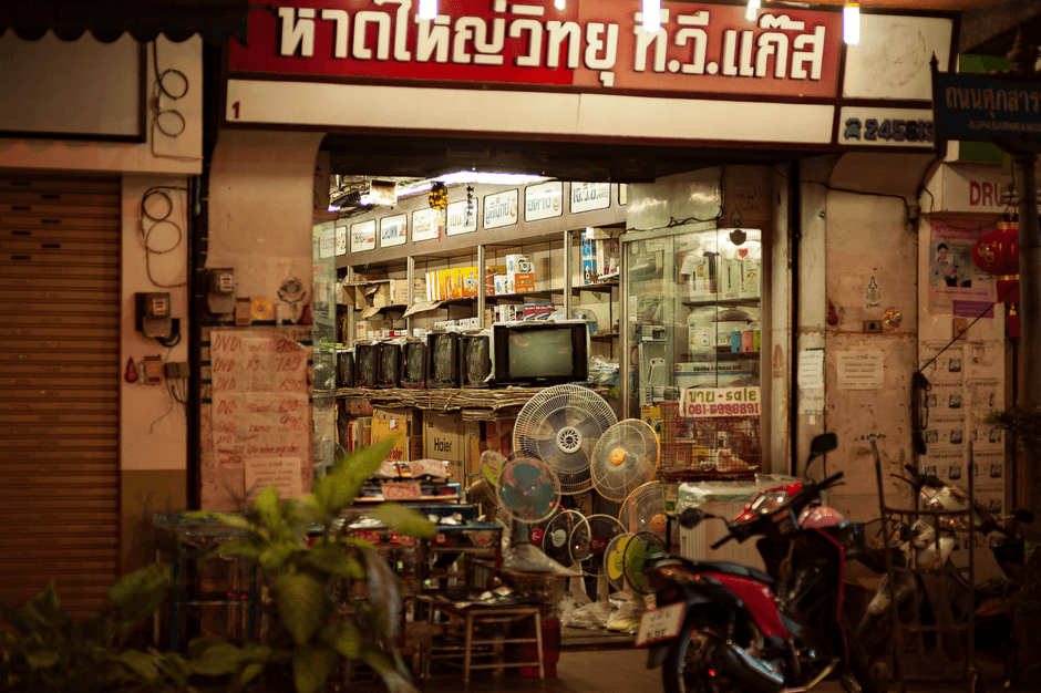 Thai drama television production set Bangkok