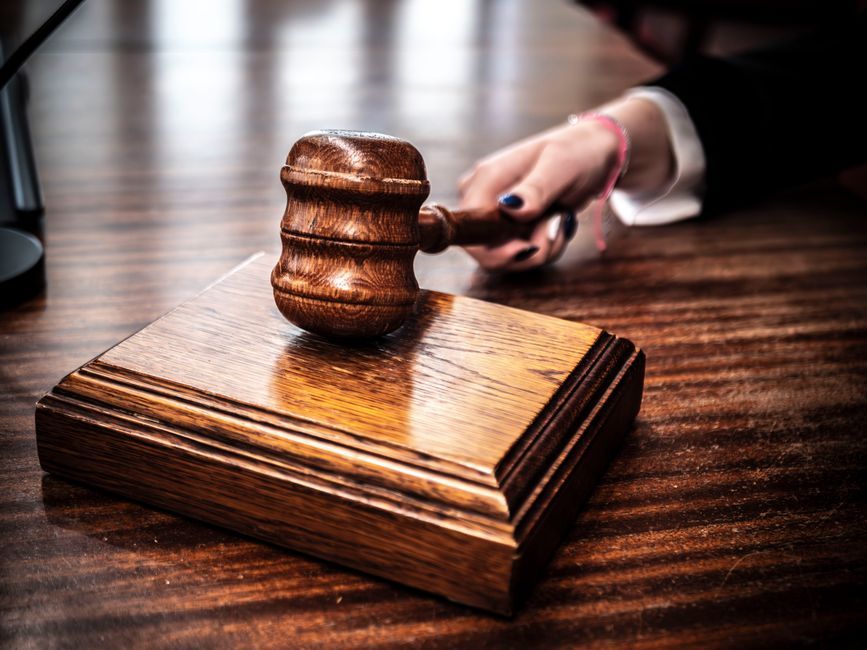 UK courtroom gavel legal dispute