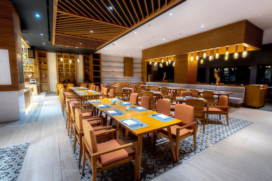 Thailand restaurant dining room interior