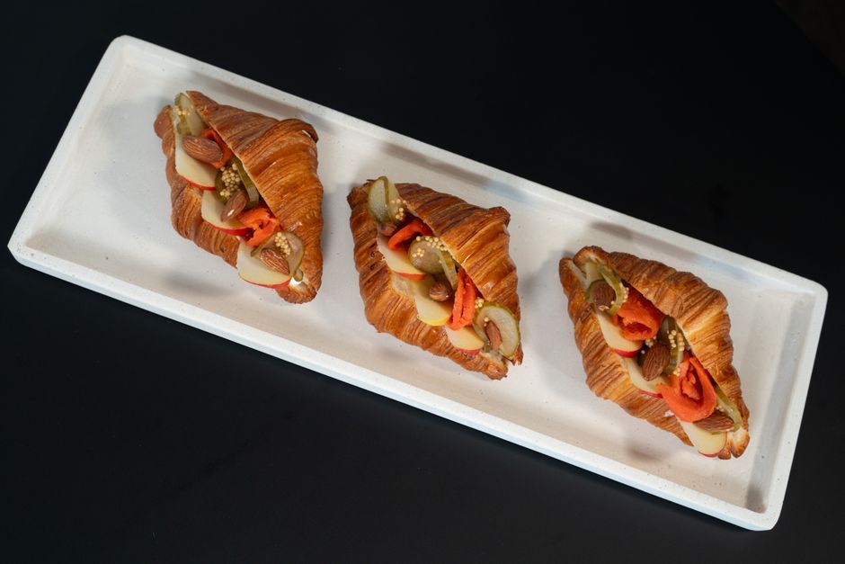 gourmet croissant breakfast dish hotel Thailand