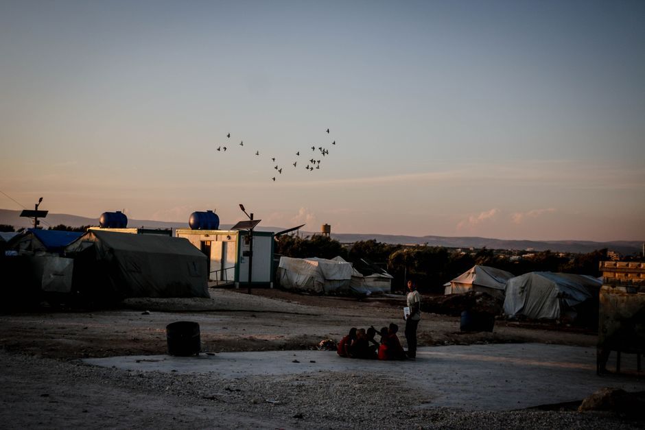 Afghanistan refugee camp tents