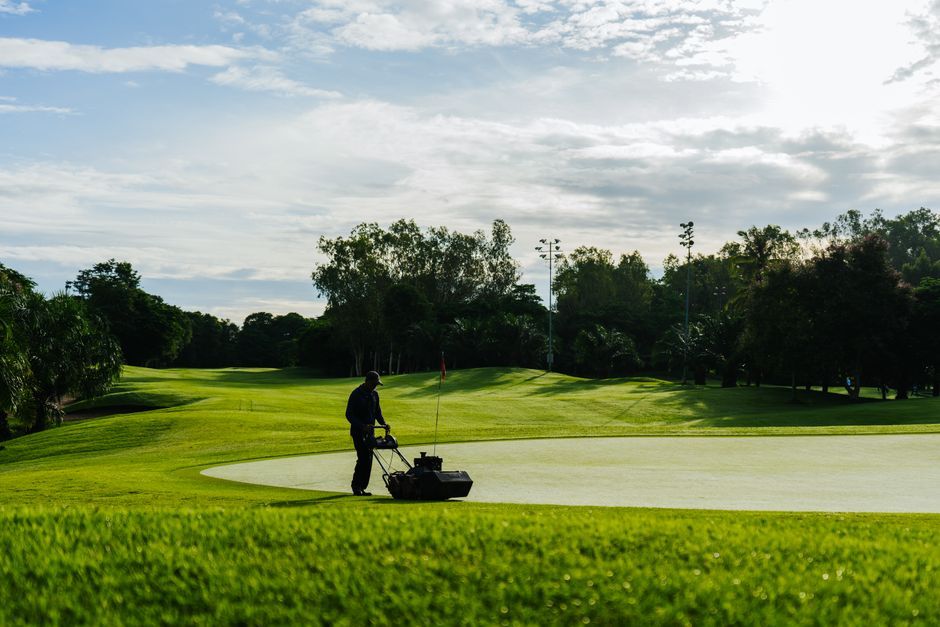 golf course green grass Thailand sport recreation