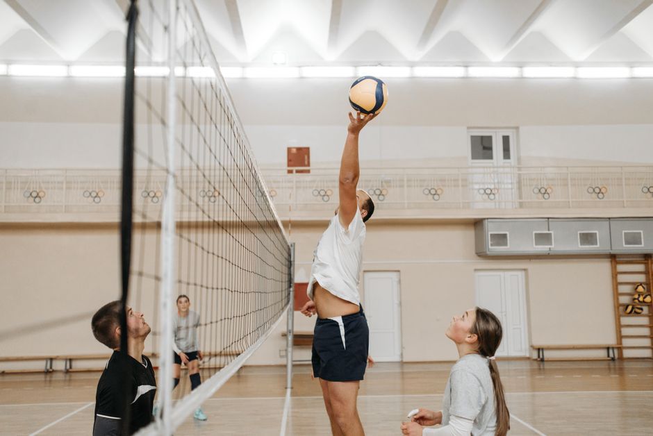 volleyball net ball indoor stadium Thailand