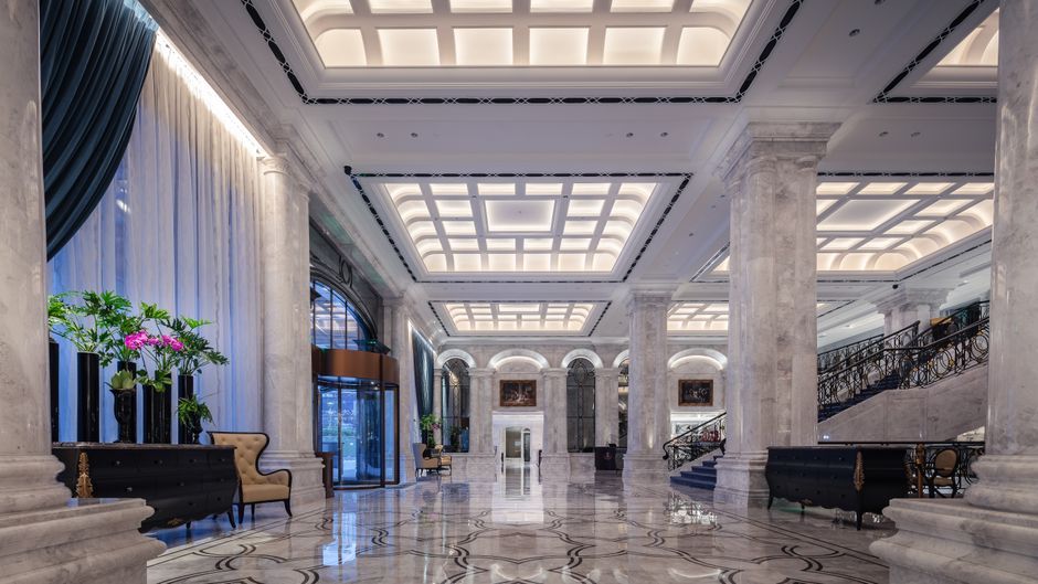 luxury hotel resort lobby interior design architecture