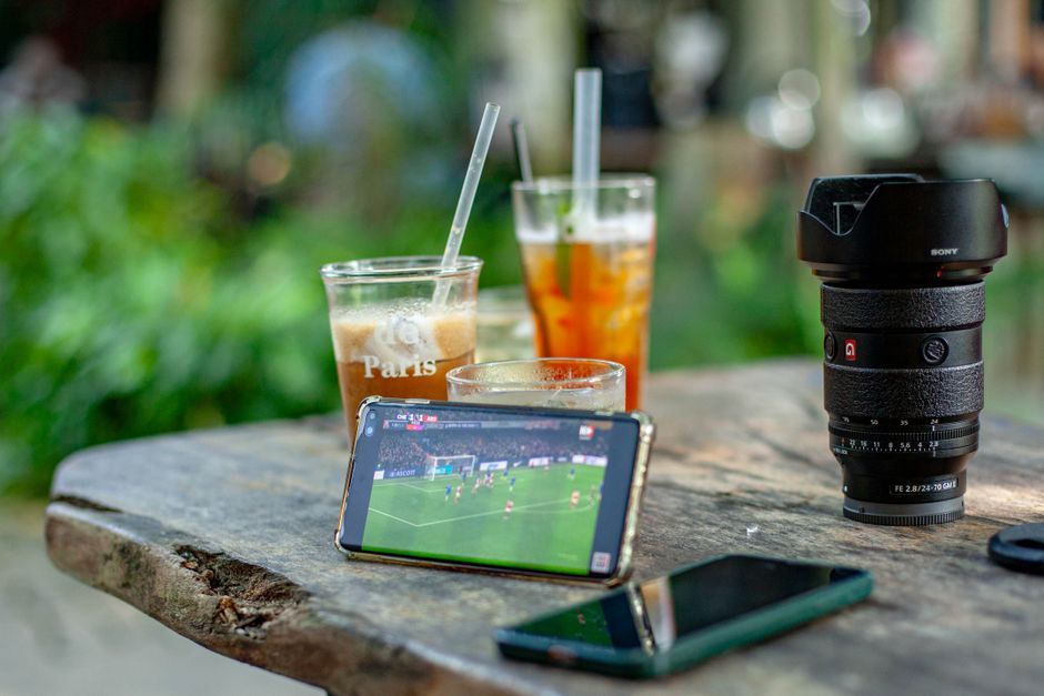 Thailand smartphone live stream screen