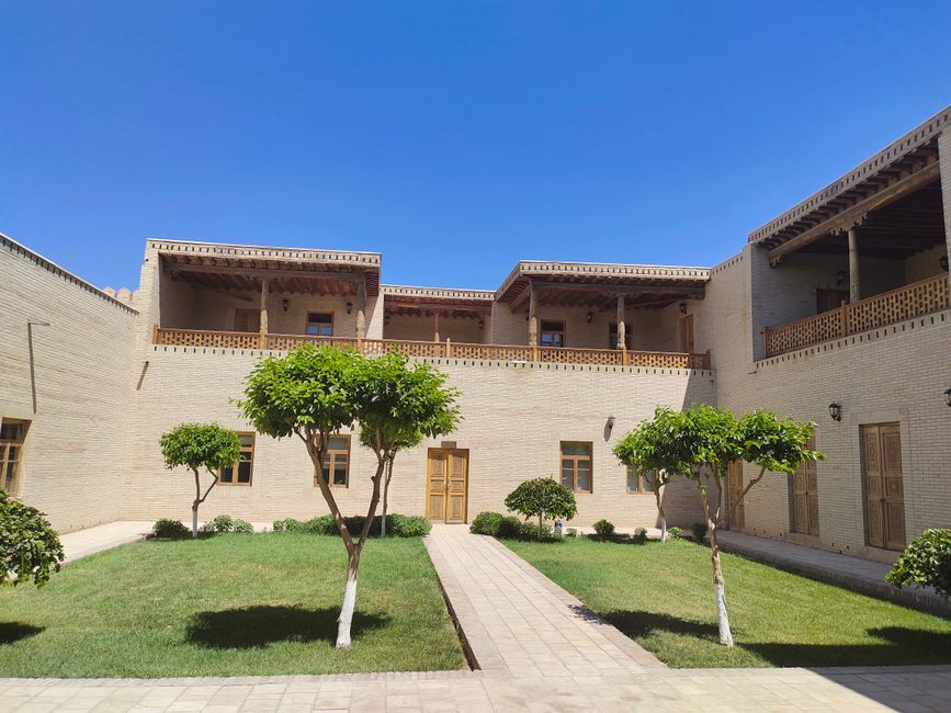 traditional courtyard architecture sustainable building exterior
