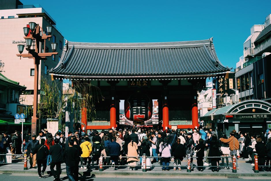 Tokyo Japan street landmark traditional temple shrine tourism