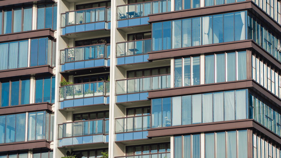 Thailand condominium apartment building exterior