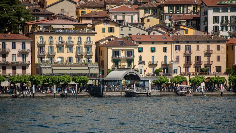 Lake Como Italy landscape hotel view