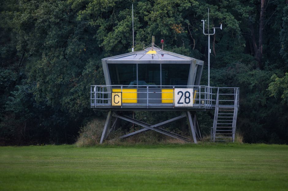 air traffic control tower radar screen monitoring room