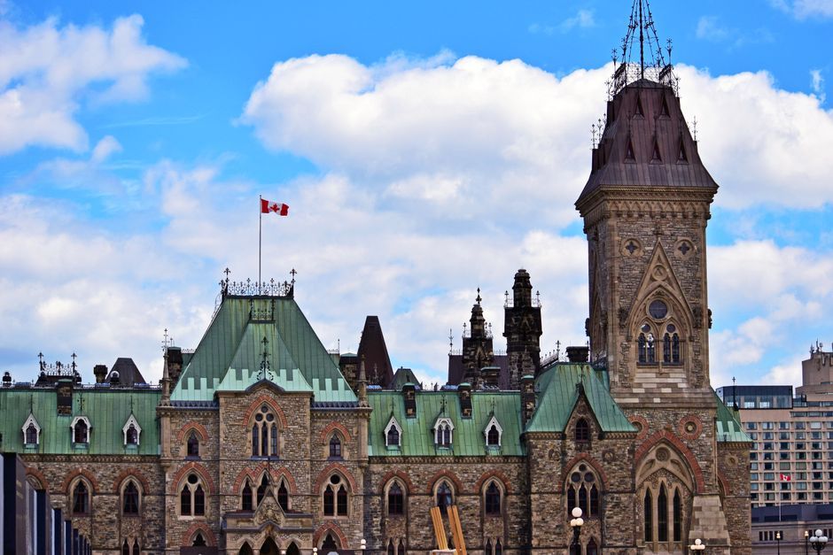 Canada parliament building exterior Ottawa