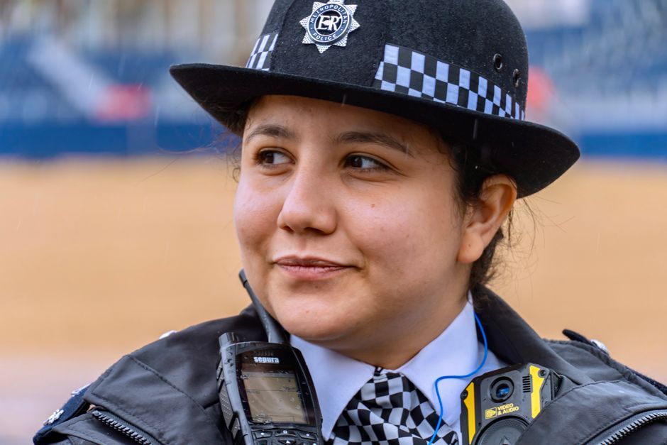 British police officer street duty UK