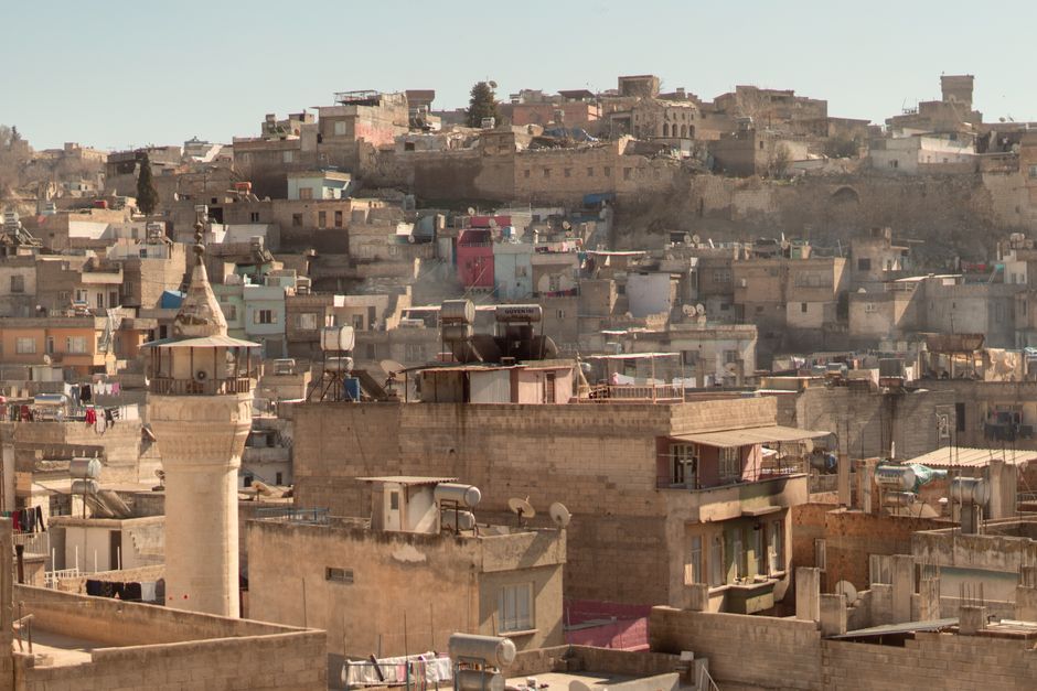 West Bank settlement area architecture