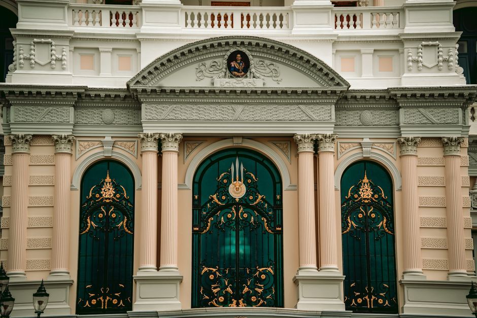 Thailand parliament building exterior