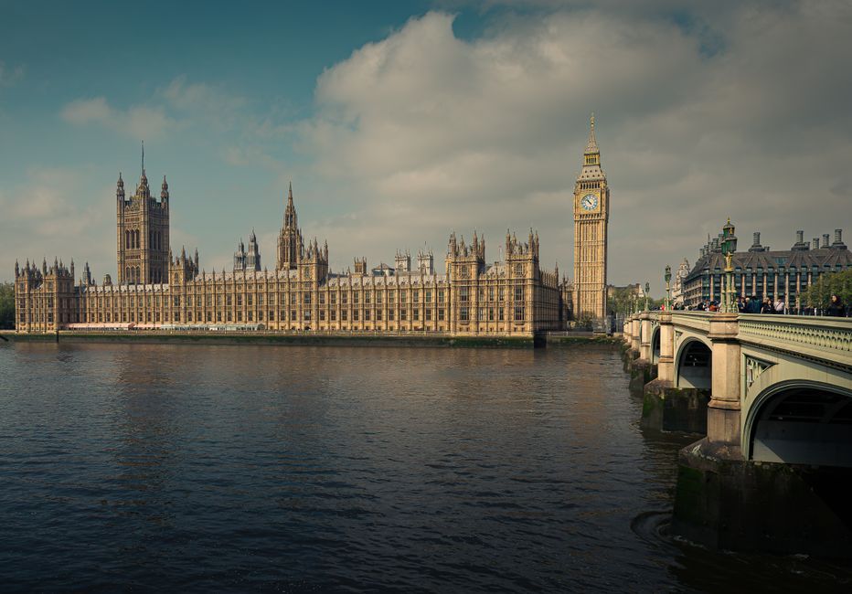 British parliament building London exterior
