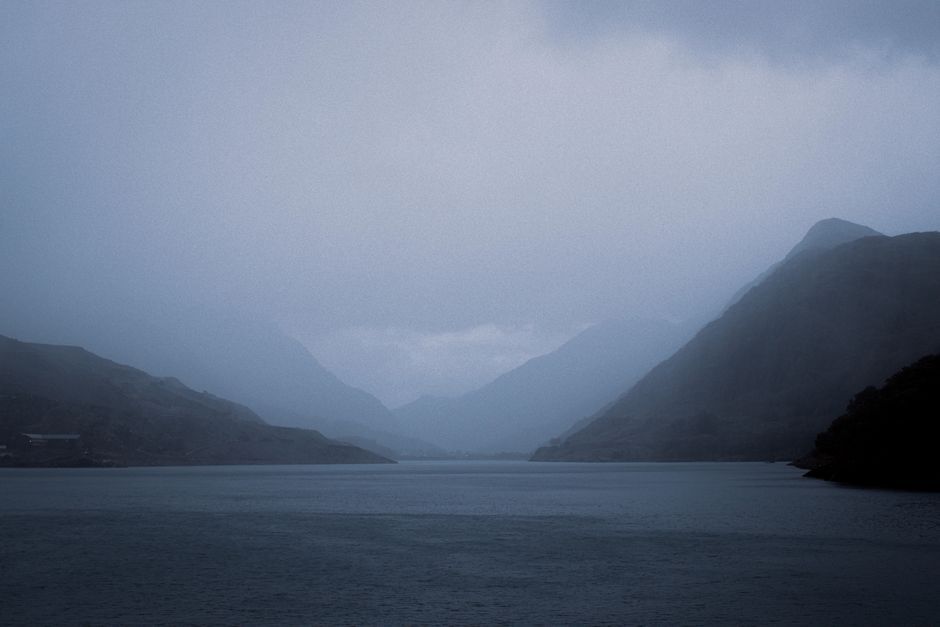 Wales lake Llyn Tegid Eryri National Park nature landscape