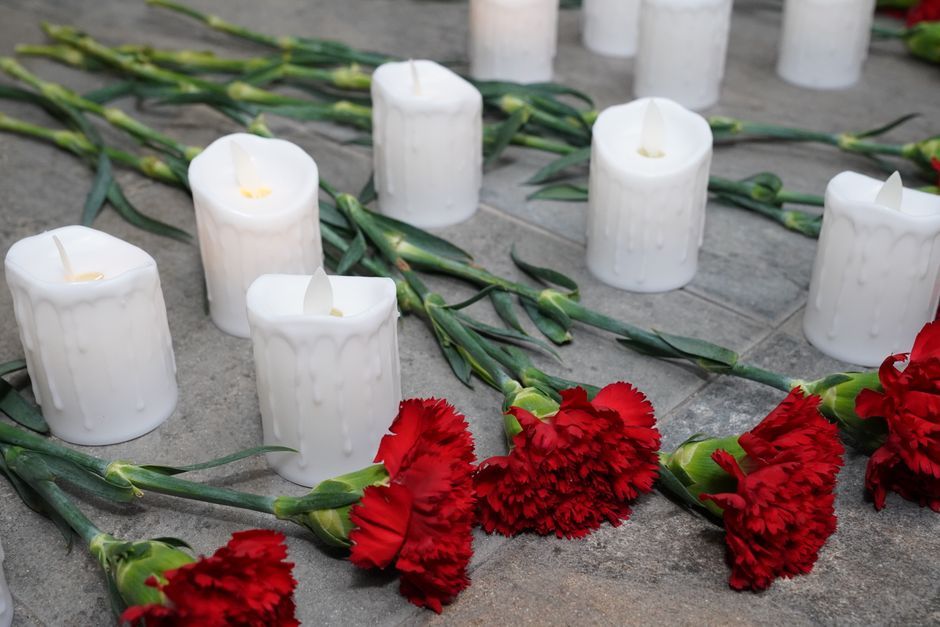 Thailand memorial candle flower