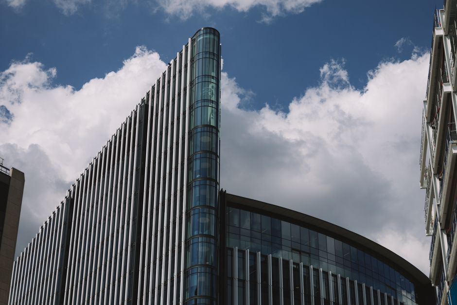 London corporate office building exterior UK