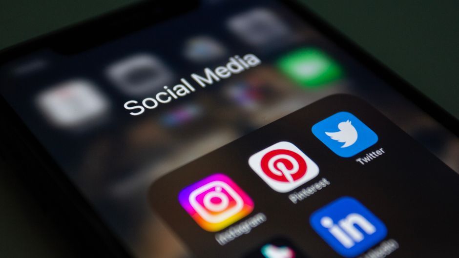 smartphone screen social media post display