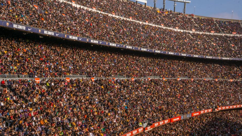 soccer match stadium fans stands
