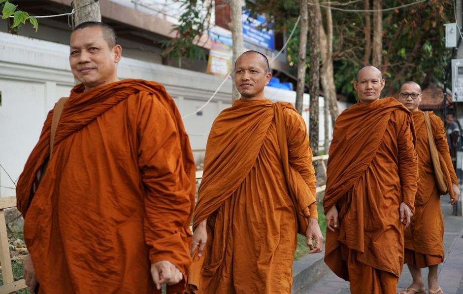 Thai temple monk