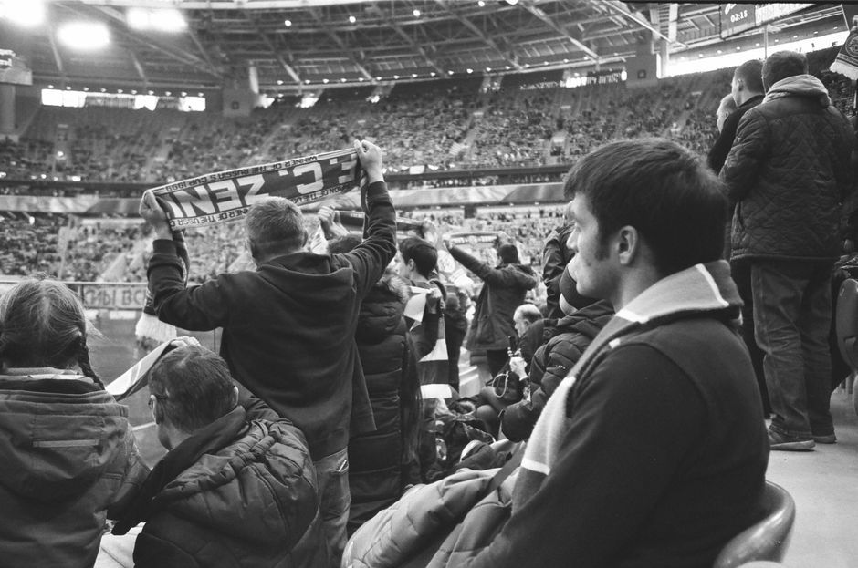 soccer match stadium fans crowd