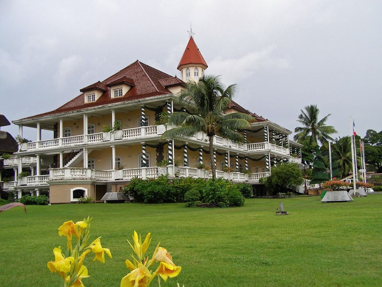 Thailand provincial hall government building exterior