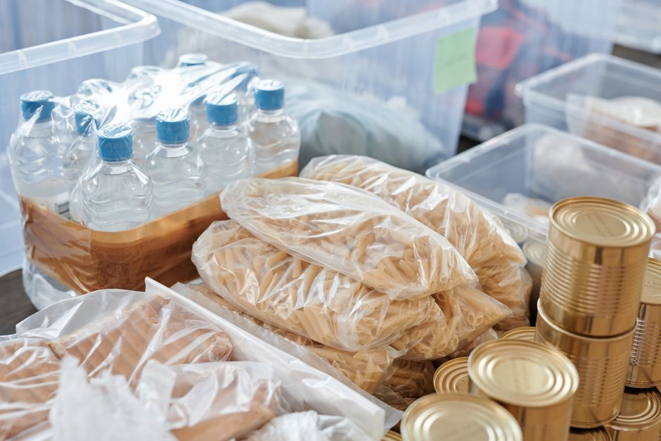 canned food pantry emergency supplies UK