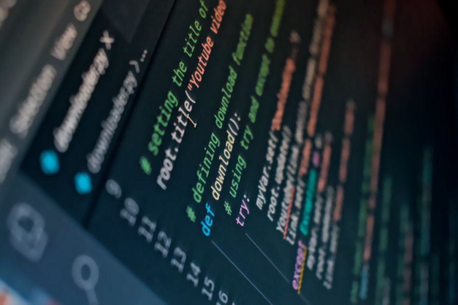 python programming code screen workspace