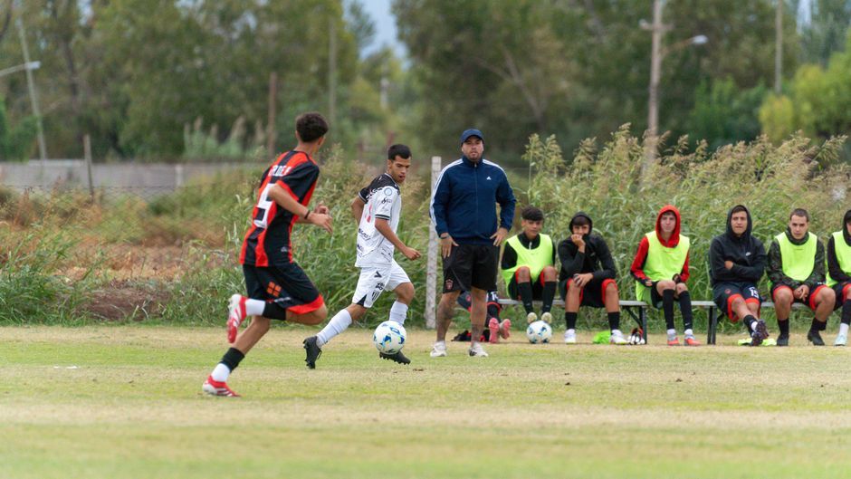 substitute bench soccer stadium pitch sideline