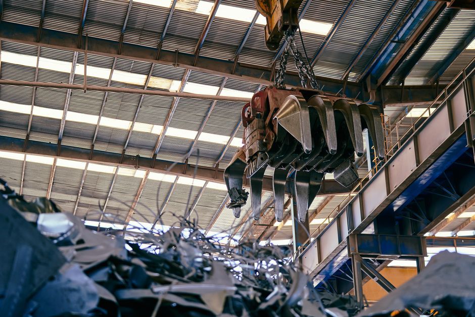 industrial manufacturing warehouse metal processing no logo