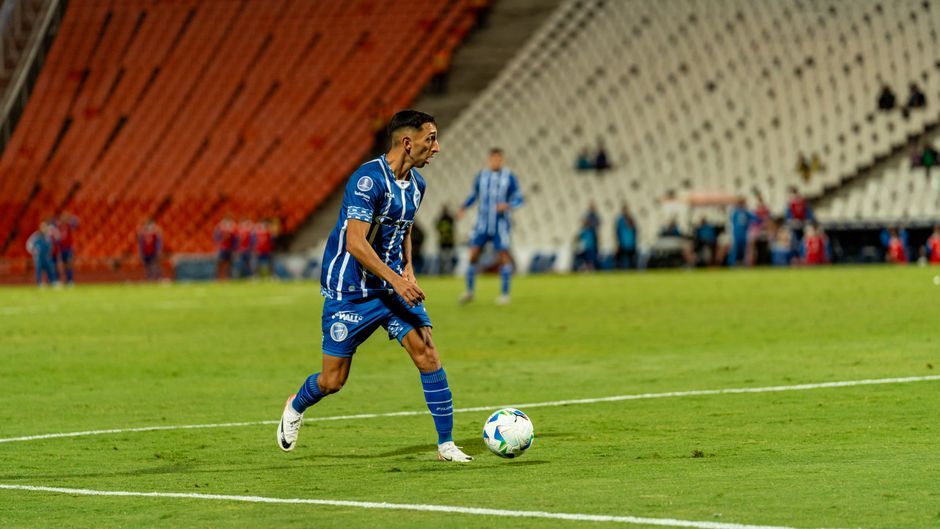 professional football player stadium match action