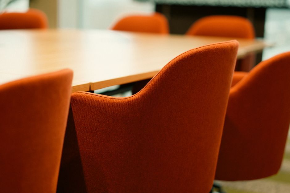 London corporate business meeting room daytime