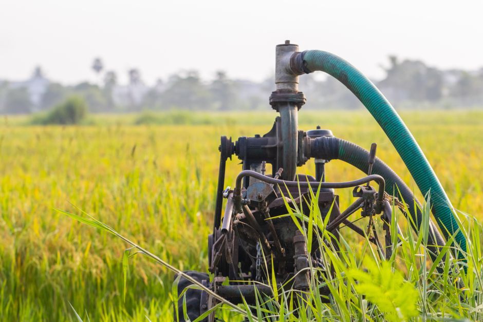 Thailand canal water pump drainage system
