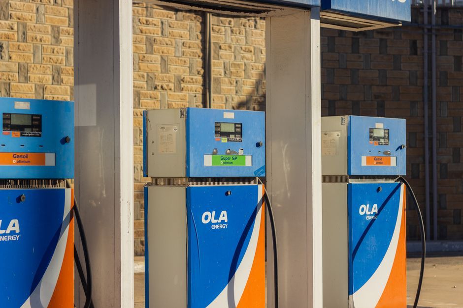 diesel fuel pump gas station price