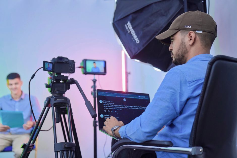 film director editing room